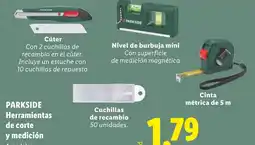 Lidl PARKSIDE Herramientas de corte y medición oferta