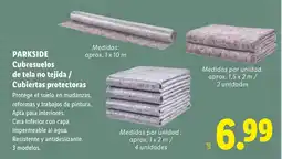 Lidl PARKSIDE Cubresuelos de tela no tejida / Cubiertas protectoras oferta