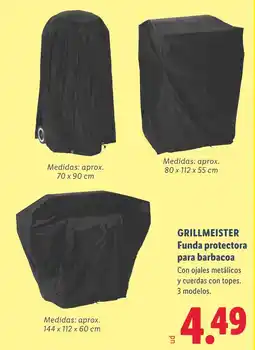 Lidl GRILLMEISTER Funda protectora para barbacoa oferta