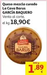 Alcampo Queso mezcla reserva 12 meses g. baquero precortado oferta