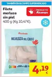 Alcampo Auchan - filete merluza sin piel oferta