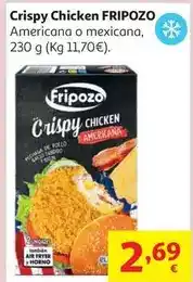 Alcampo Crispy chicken americana fripozo 230gr oferta