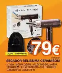 Expert Bellissima - secador ceramisoni oferta