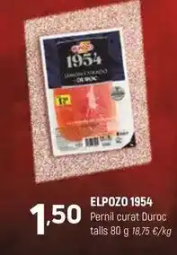 Coviran Elpozo - pernil curat duroc oferta