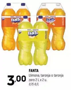 Coviran Fanta - fanta limona, taronja o taronja zero oferta