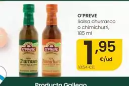 Eroski O'preve - salsa churrasco o chimichurri oferta