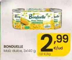 Eroski Bonduelle - maíz dulce oferta