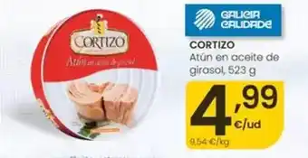 Eroski Cortizo - atun en aceite de girasol oferta
