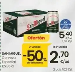 Eroski San miguel - cerveza especial oferta