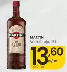 Eroski Martini - vermu rojo oferta