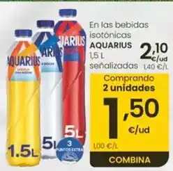 Eroski Aquarius - en las bebidas isotónicas oferta
