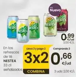 Eroski Nestea - en los refrescos de te oferta