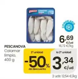 Eroski Pescanova - calamar limpio oferta