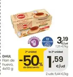 Eroski Dhul - flan de huevo oferta
