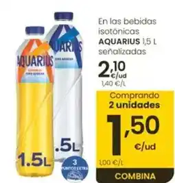Eroski Aquarius - en las bebidas isotónicas oferta