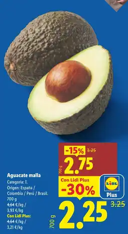 Lidl Aguacate malla oferta