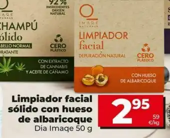 La Plaza de DIA Limpiador facial sólido con hueso de albaricoque dia imaqe 50g oferta