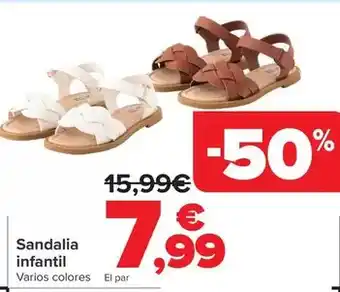Sandalia infantil
