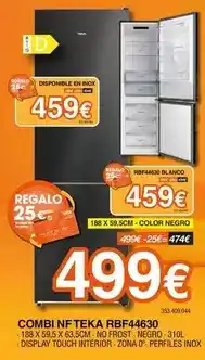 Teka - combi color negro nf rbf44630