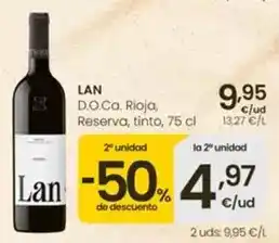 Eroski Lan - d.o.ca. rioja, reserva, tinto oferta