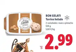 Lidl BON GELATI Tarrina helado oferta