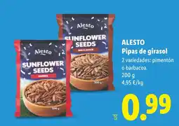 Lidl ALESTO Pipas de girasol oferta