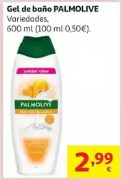 Alcampo Gel palmolive leche y miel 600ml oferta