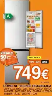 Expert Hisense - combi nf rb440n4aca oferta