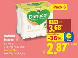 Lidl DANONE Danacol oferta