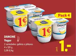 Lidl DANONE Yogur oferta