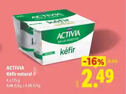 Lidl ACTIVIA Kéfir natural oferta