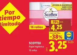 Lidl SCOTTEX oferta
