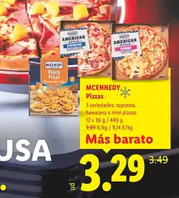 Lidl MCENNEDY Pizzas oferta