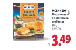 Lidl MCENNEDY Medallones de Mozzarella crujientes oferta