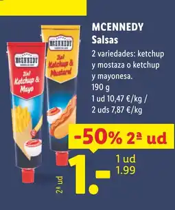 Lidl MCENNEDY Salsas oferta
