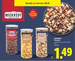 Lidl MCENNEDY Palomitas oferta