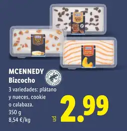 Lidl MCENNEDY Bizcocho oferta
