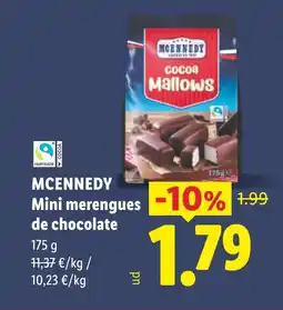 Lidl MCENNEDY Mini merengues de chocolate oferta