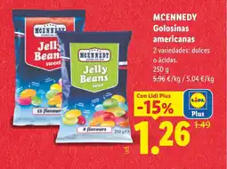Lidl MCENNEDY Golosinas americanas oferta