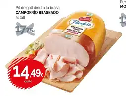 Condis CAMPOFRÍO BRASEADO Pit de gall dindi a la brasa oferta