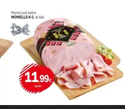 Condis MONELLS Pernil cuit extra oferta