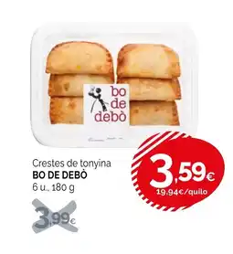 Condis BO DE DEBÒ Crestes de tonyina oferta