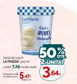 Condis LA FAGEDA Gelat de iogurt oferta