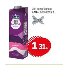 Condis KAIKU Llet sense lactosa desnatada oferta