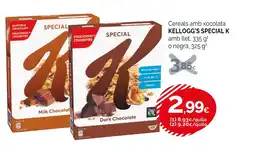 Condis KELLOGG'S SPECIAL K Cereals amb xocolata amb llet oferta