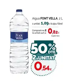Condis FONT VELLA Aigua oferta