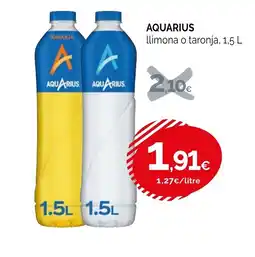 Condis AQUARIUS Llimona o taronja oferta