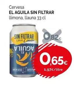 Condis EL AGUILA Cervesa llimona llauna oferta