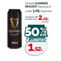 Condis GUINNESS DRAUGHT Cervesa oferta