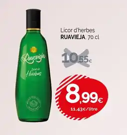 Condis RUAVIEJA Licor d'herbes oferta